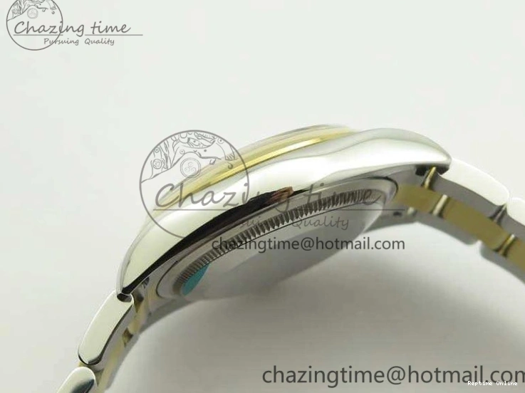 0404 Reliable Datejust 116234 36mm DJF 1:1 Best Edition Black Com Diam Dial On SS YG Oyster Bracelet SA3135 V 3487